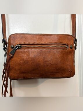 Frye Brown Leather Crossbody Bag